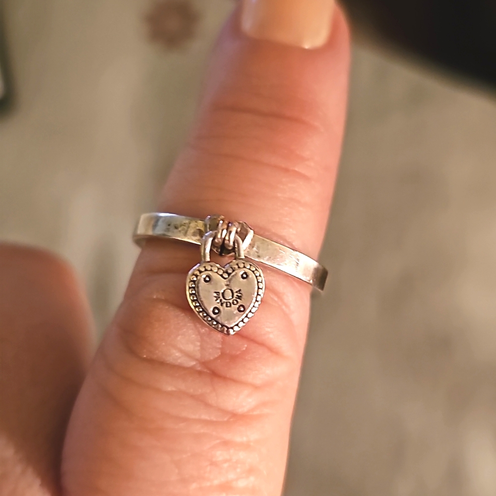 Authentic Pandora Charm Ring